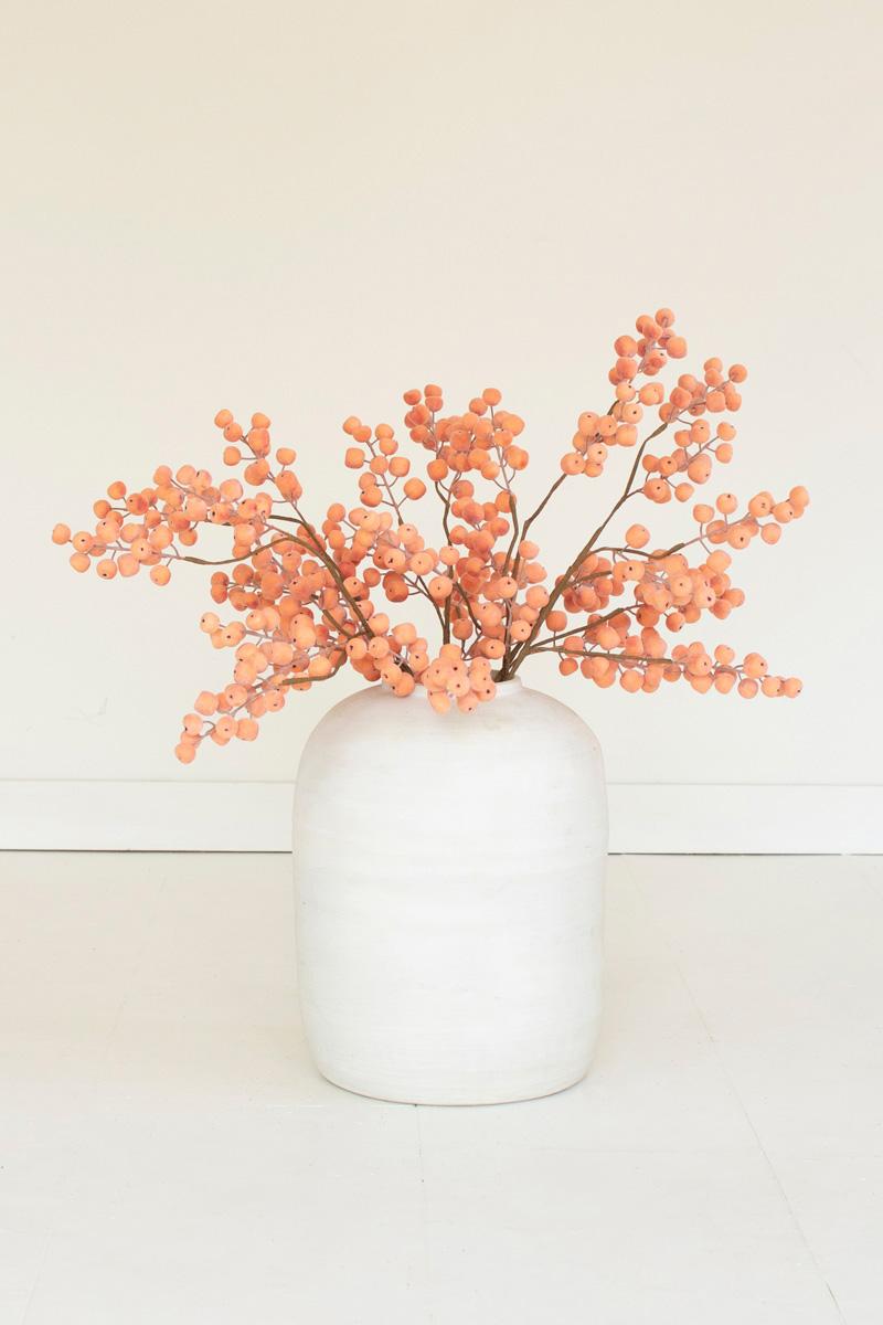 Faux Sculptural Leaf Spray, 29-Inch Stem — view 2