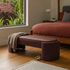 Sebba Accent Bench styled in Portland AlbertArts foursquare living room - Whats New Furniture