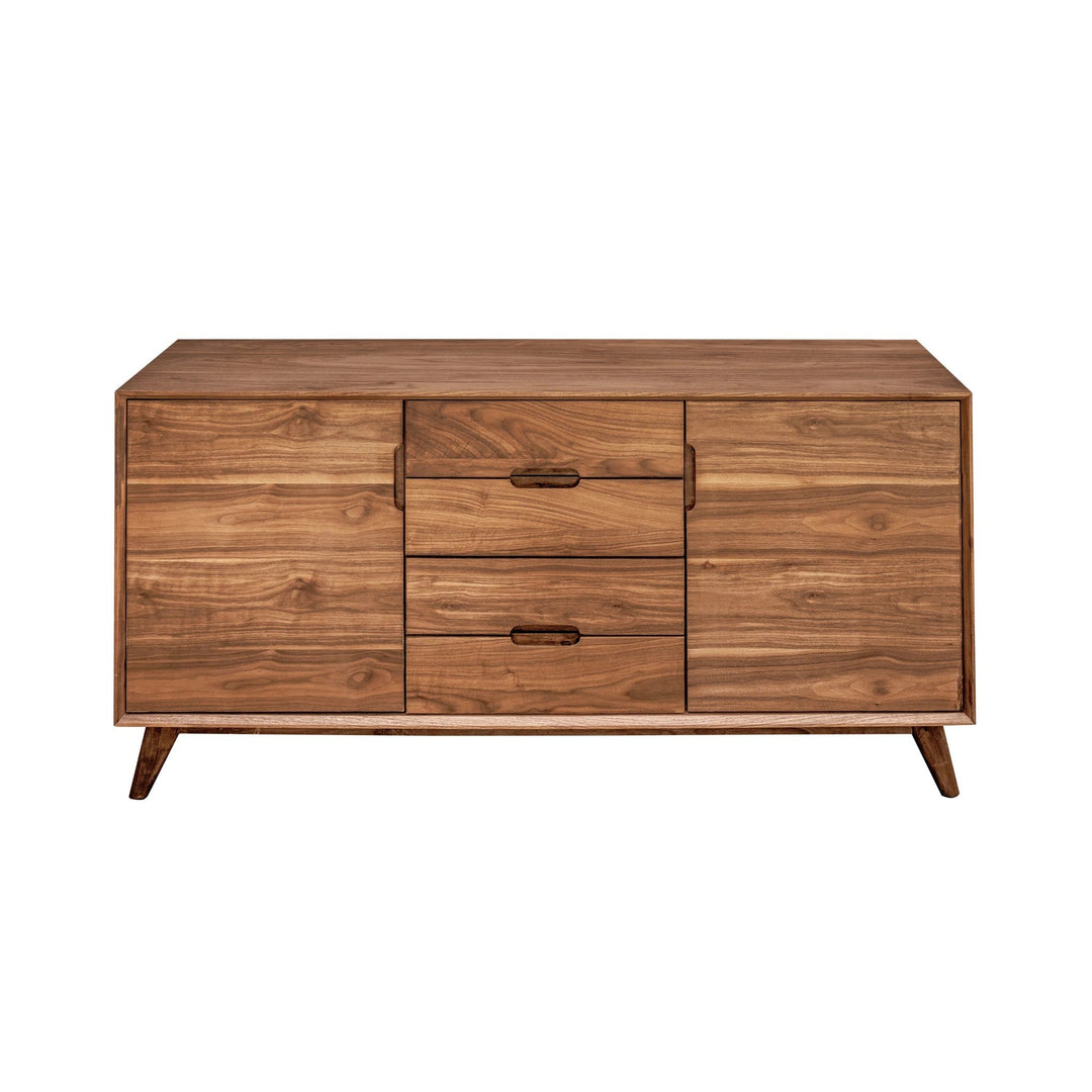 Sedona 3-Section Sideboard in walnut - walnut three section sideboard by Unique Furniture - Whats New Furniture Portland OR