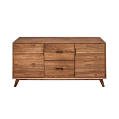 Sedona 3-Section Sideboard in walnut - walnut three section sideboard by Unique Furniture - Whats New Furniture Portland OR