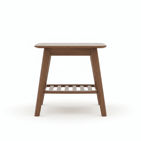 Sedona Nightstand in walnut - mid-century walnut nightstand by Unique Furniture - Whats New Furniture Portland OR