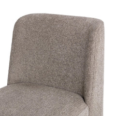 Senna Dining Chair in Smoke Taupe alternate angle - upholstered dining chair by Classic - Whats New Furniture Portland OR