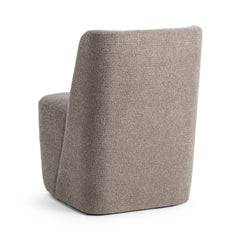 Senna Dining Chair in Smoke Taupe back view - upholstered dining chair by Classic Home - Whats New Furniture Portland OR