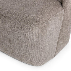 Senna Dining Chair in Smoke Taupe detail view - upholstered dining chair by Classic Home - Whats New Furniture Portland OR