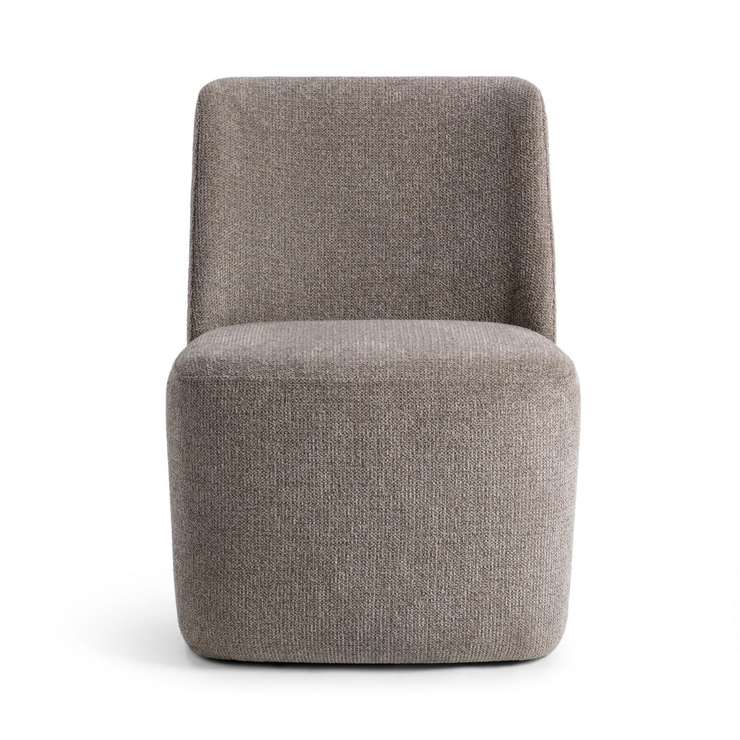Senna Dining Chair in Smoke Taupe - upholstered dining chair by Classic Home - Whats New Furniture Portland OR