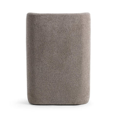 Senna Dining Chair in Smoke Taupe side view - upholstered dining chair by Classic Home - Whats New Furniture Portland OR