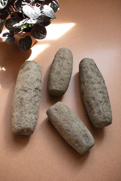 Set of 4 Hand-Carved Stone Pestles by Kalalou - alternate product view 3