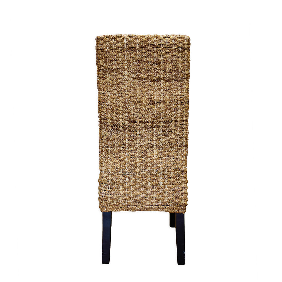 Set of 4 Seagrass Dining Chairs detail view 5 - Whats New Furniture - Portland, Oregon