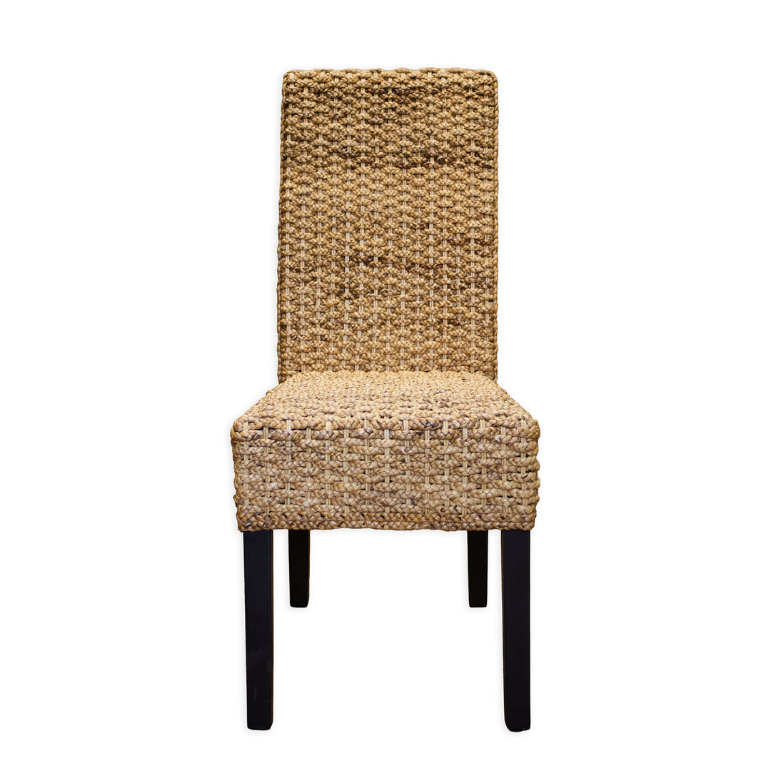 Set of 4 Seagrass Dining Chairs detail view 3 - Whats New Furniture - Portland, Oregon