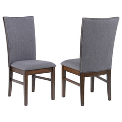 Sherwood Upholstered Dining Side Chair Grey (Set of 2) - What&