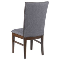 Sherwood Upholstered Dining Side Chair Grey (Set of 2) - What&
