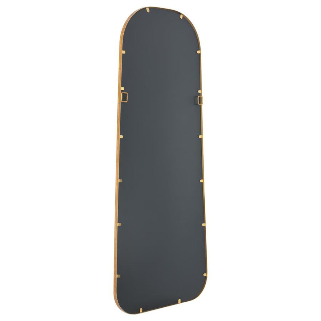 Simeon Full Length Floor Mirror in Antique Gold back view - full length floor mirror by Coaster - Whats New Furniture Portland OR
