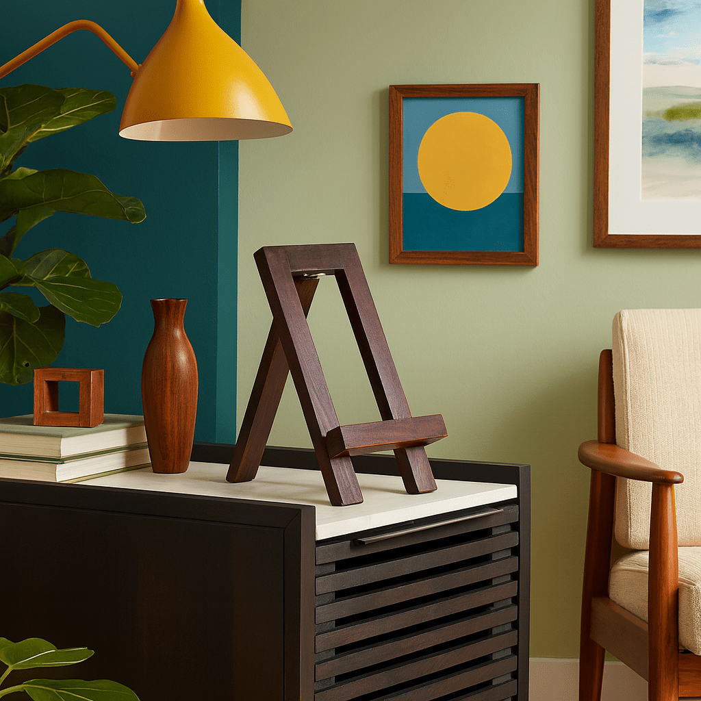 Small Wood Easel detail view 4 - What&