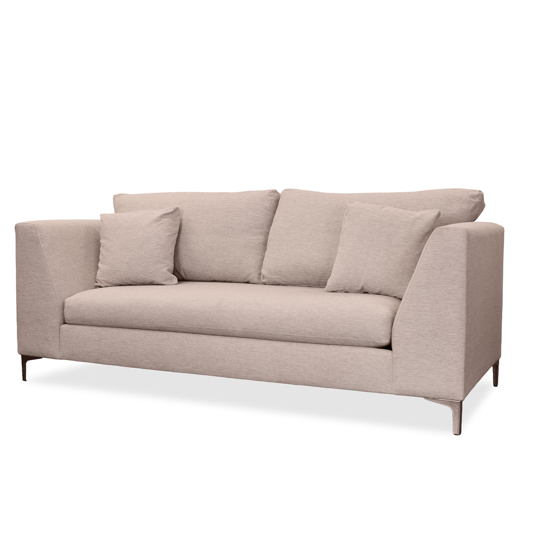 Sofa w/ Bench Cushion &amp; Chrome Legs detail view - Whats New Furniture - Portland, Oregon