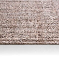 Solon SLO03 Handwoven Wool Blend Rug - Spice in Spice - edge detail studio view - Rug by Jaipur Living - Whats New Furniture Portland OR