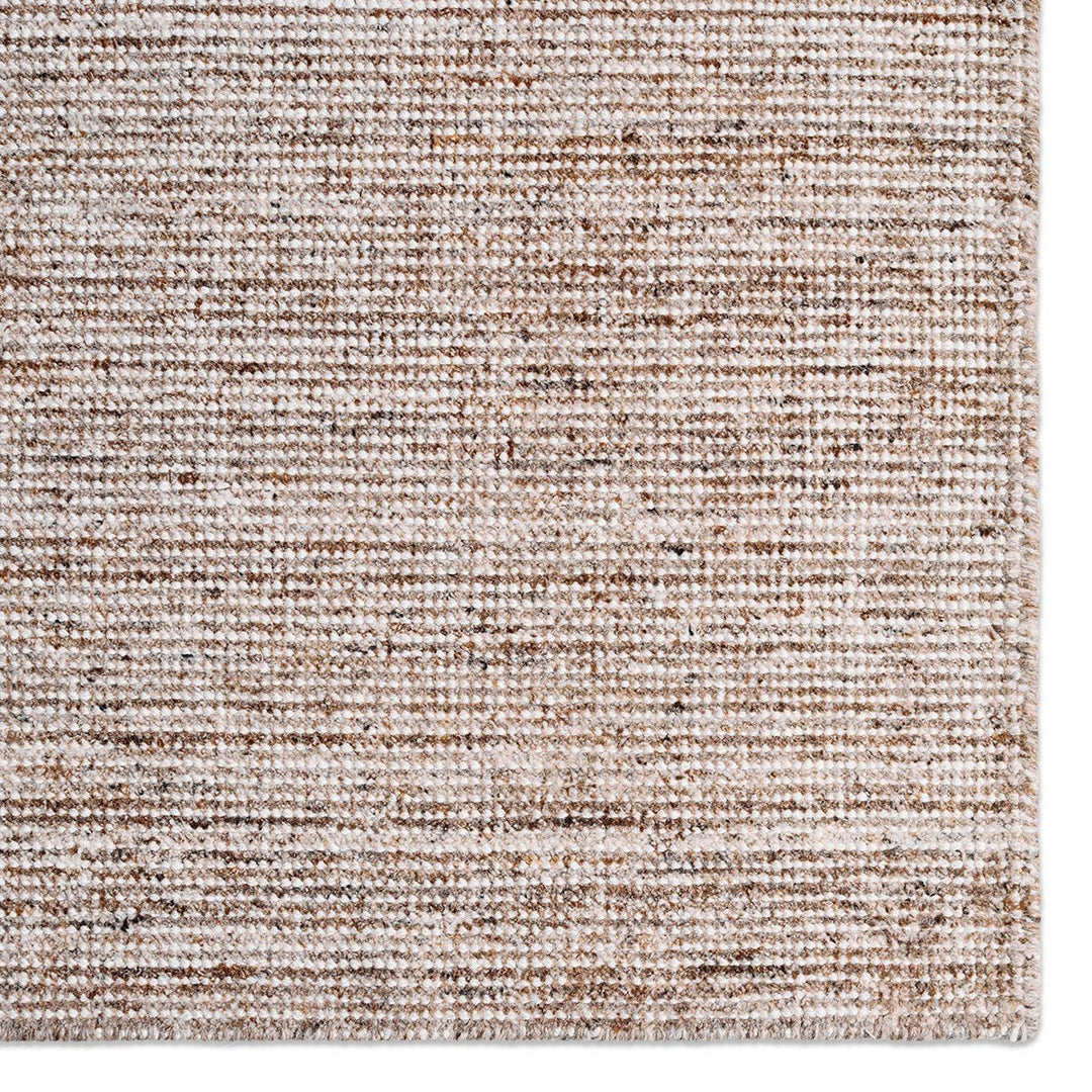 Solon SLO03 Handwoven Wool Blend Rug - Spice in Spice - texture detail studio view - Rug by Jaipur Living - Whats New Furniture Portland OR