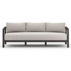 Sonoma Outdoor Sofa, Bronze in Venao Grey - teak outdoor sofa by Four Hands - Whats New Furniture Portland OR