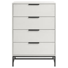 Sonora 4-drawer Bedroom Chest White - What&