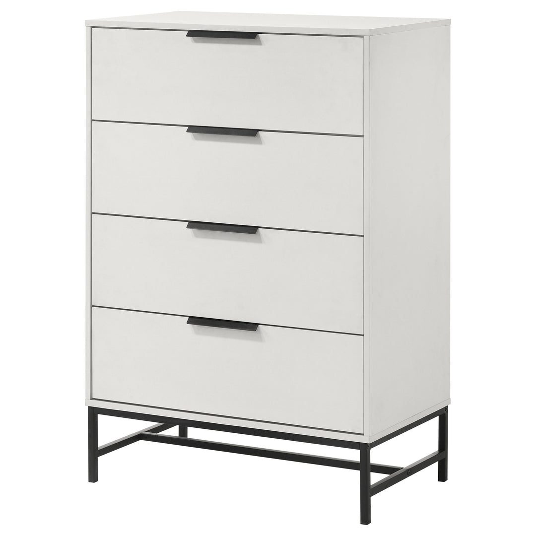 Sonora 4-drawer Bedroom Chest White - What&