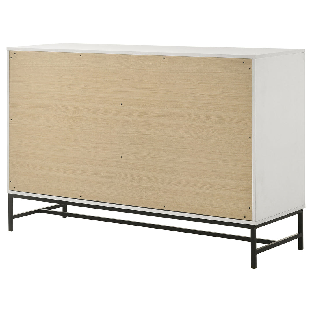 Sonora 6-drawer Bedroom Dresser White - What&