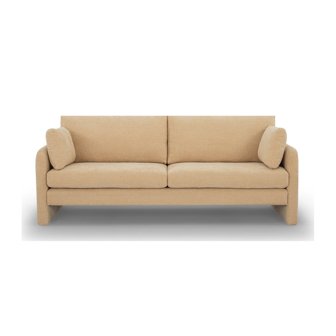 Soren Sofa in Sand - mid-century track-arm sofa private label - Whats New Furniture Portland OR