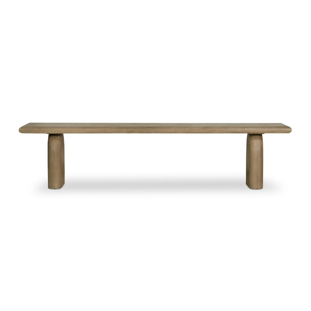 Sorrento 81" Dining Bench Aged Drift Mindi - Bench by Four Hands - What&