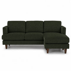 Alpine Sofa Chaise in Shep Kale — studio front view - alpine sofa chaise by Stanton - Whats New Furniture Portland OR