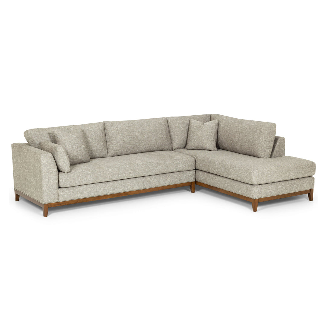 Aspen Custom Sofa / Sectional sectional front view - custom sofa sectional by Stanton - Whats New Furniture Portland OR