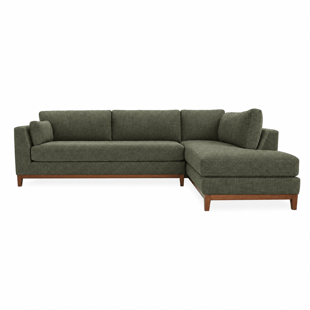 Aspen Open Chaise Sectional in Eureka Ireland - open-chaise sectional sofa by Stanton - Whats New Furniture Portland OR