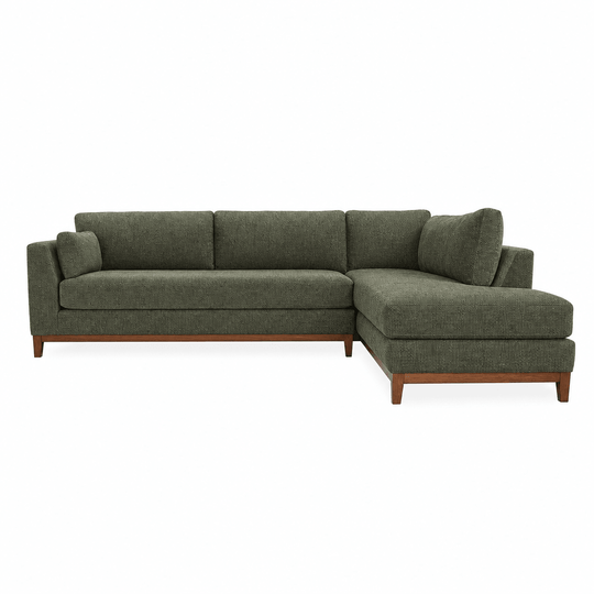 Aspen Open Chaise Sectional in Eureka Ireland - open-chaise sectional sofa by Stanton - Whats New Furniture Portland OR