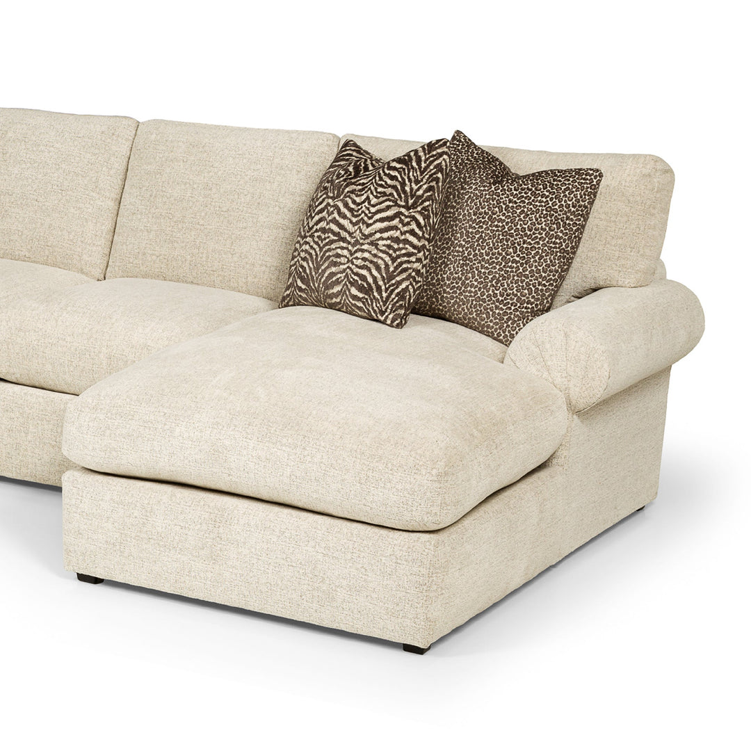 Aura Custom Sofa / Sectional sectional side angle - custom sofa sectional by Stanton - Whats New Furniture Portland OR