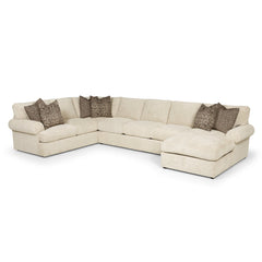 Aura Custom Sofa / Sectional sectional front view - custom sofa sectional by Stanton - Whats New Furniture Portland OR