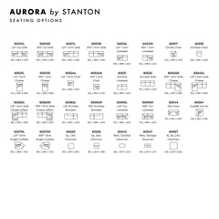 Aurora Custom Sofa / Sectional spec sheet - custom sofa sectional by Stanton - Whats New Furniture Portland OR