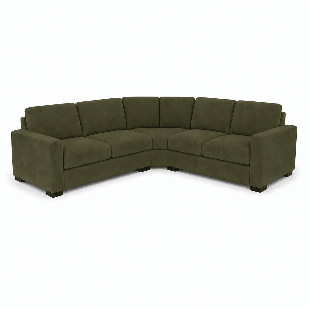 Aurora L-Cuddler 108" in Vintage Moss