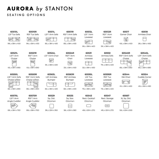 Aurora Custom Sofa / Sectional - Whats New Furniture - Portland, Oregon