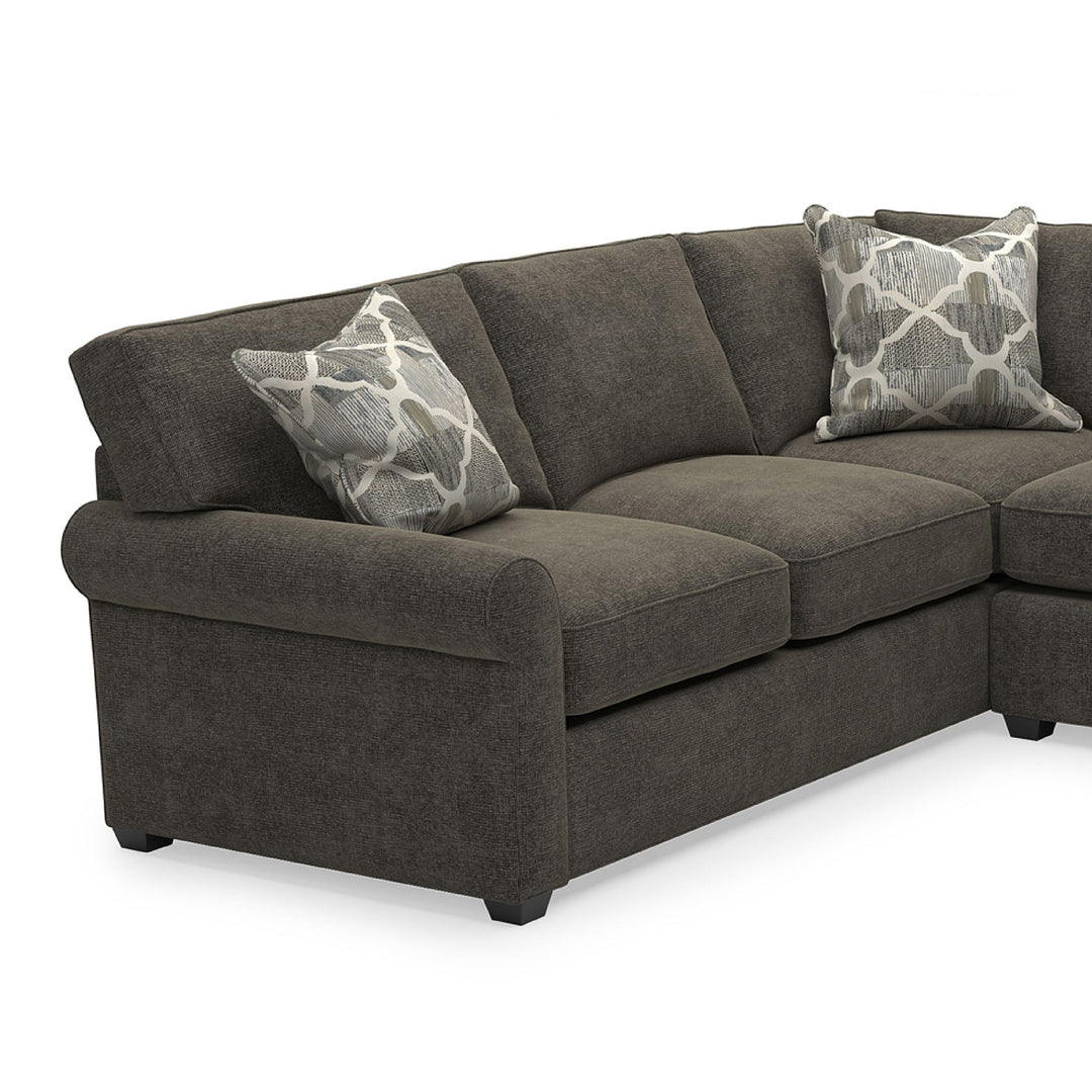 Beacon Custom Sofa / Sectional and Sofa Bed sectional side angle - custom Stanton seating - Whats New Furniture Portland OR