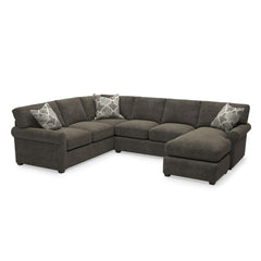 Beacon Custom Sofa / Sectional and Sofa Bed sectional front view - custom Stanton seating - Whats New Furniture Portland OR
