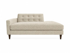 Blazer Chaise Lounge in Galactic Parchment — studio front view - mid-century chaise lounge by Stanton - Whats New Furniture Portland OR