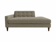Blazer Chaise Lounge in Lush Doe — studio front view - mid-century chaise lounge by Stanton - Whats New Furniture Portland OR