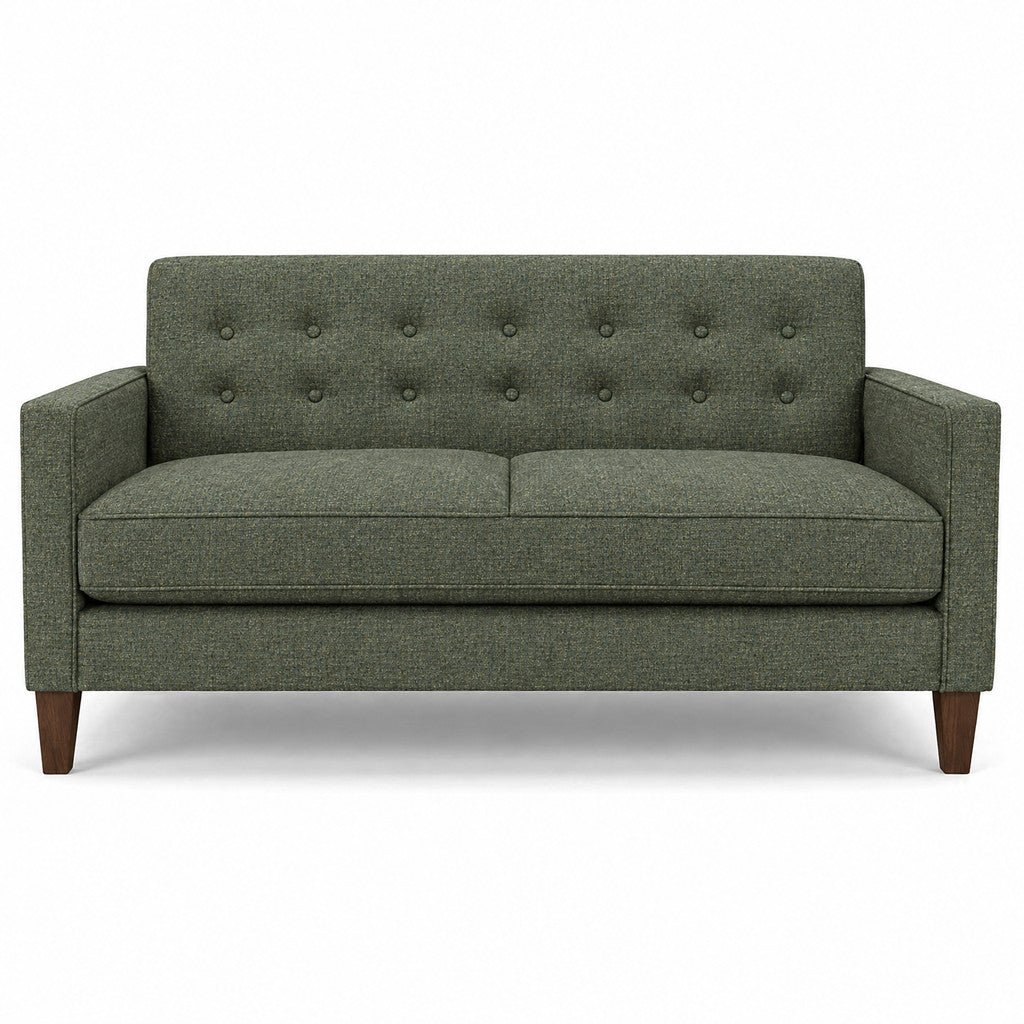 Blazer Loft Sofa in Couture Herb — studio front view - blazer loft sofa by Stanton - Whats New Furniture Portland OR