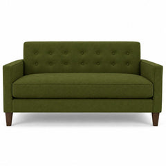 Blazer Loft Sofa in Vintage Moss — studio front view - blazer loft sofa by Stanton - Whats New Furniture Portland OR