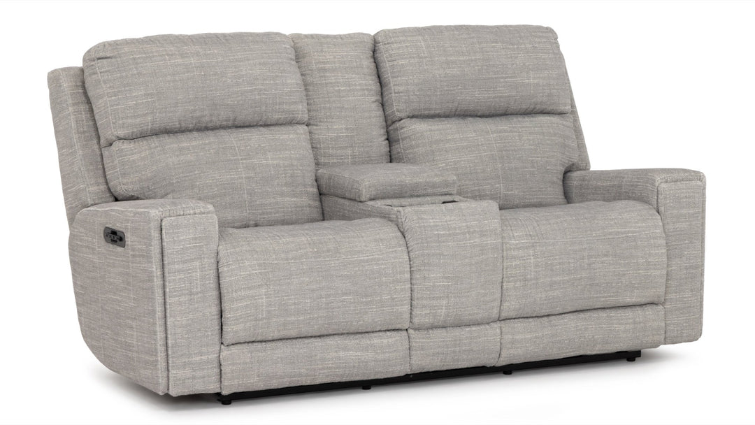 Broken Top reclining console loveseat with cupholders