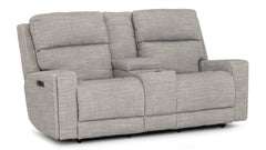 Broken Top reclining console loveseat with cupholders