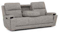 Broken Top power reclining sofa by Stanton, made in Canby Oregon