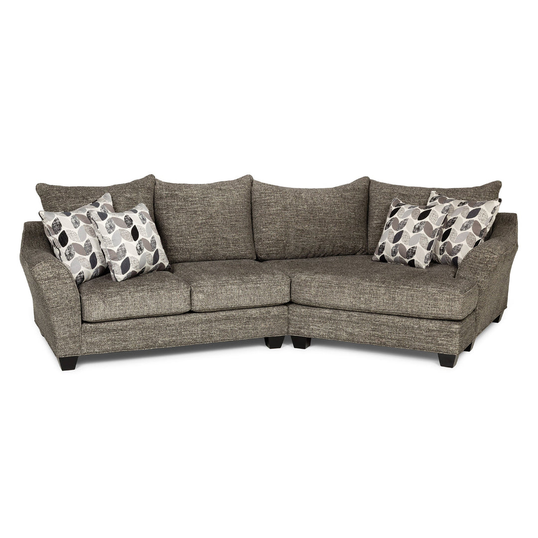 Canopy Custom Sofa / Sectional sectional front view - custom sofa sectional by Stanton - Whats New Furniture Portland OR