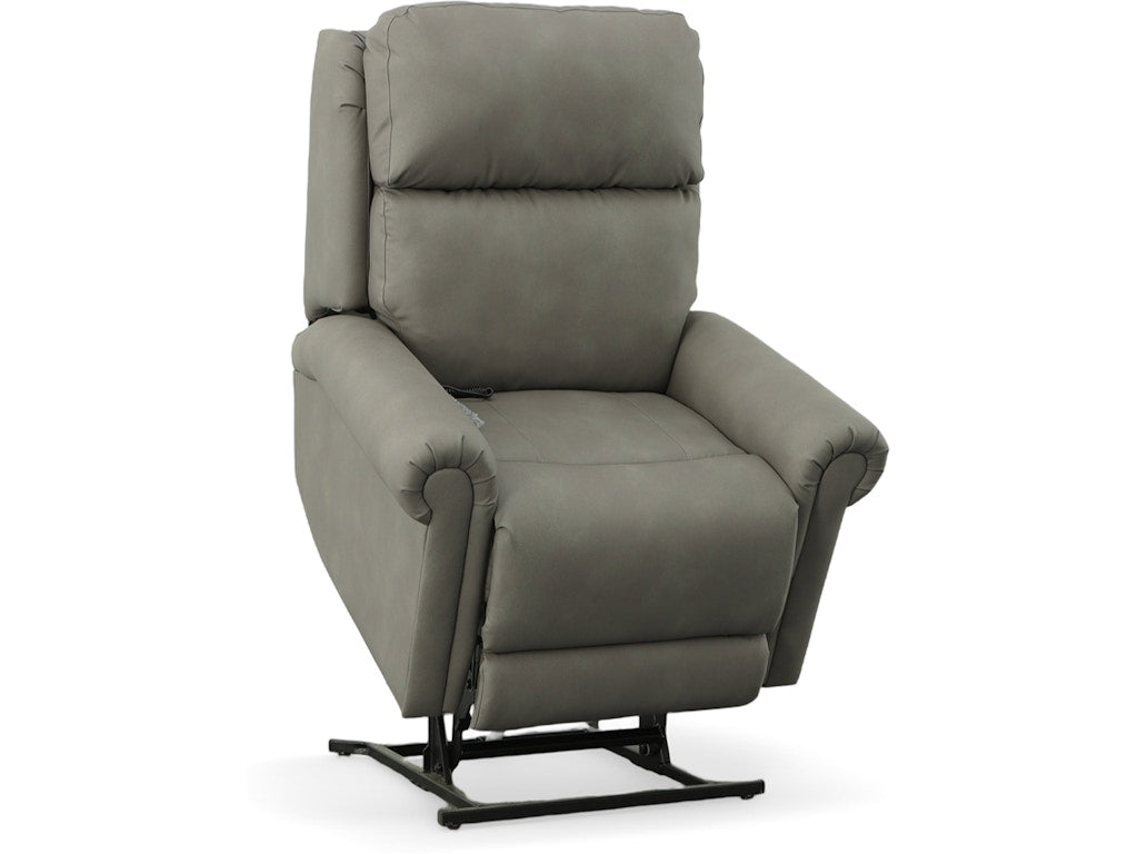Stanton Overton power lift recliner in Beyond Granite, Oregon-made, at What&