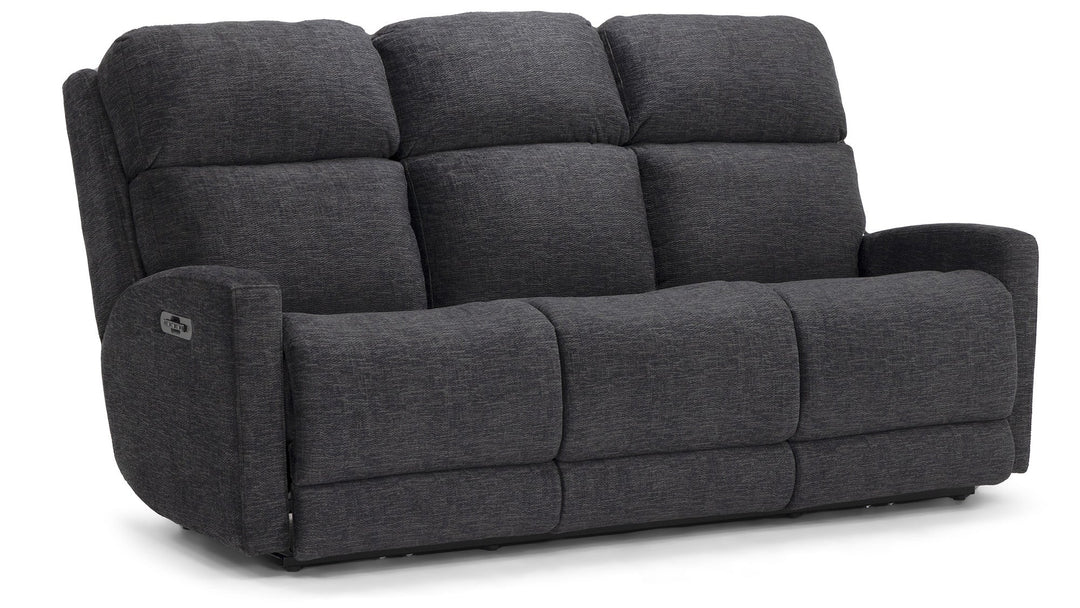 Clackamas power reclining sofa by Stanton, made in Canby Oregon