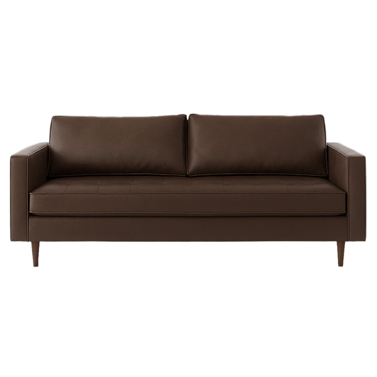 Clubhouse Vegan Leather Apartment Sofa by Stanton at Whats New Furniture Portland