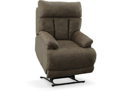 Stanton Deschutes power lift recliner in Deschutes Coffee, Oregon-made, at What&