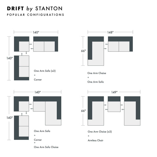 Drift Custom Sofa / Sectional - Whats New Furniture - Portland, Oregon